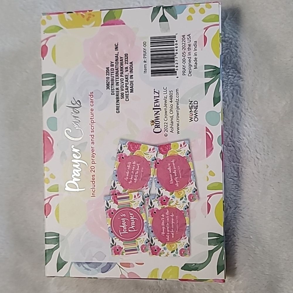 New PRAYER CARDS Includes 20 Unique Inspirational Bible Scripture Cards - Picture 6 of 6